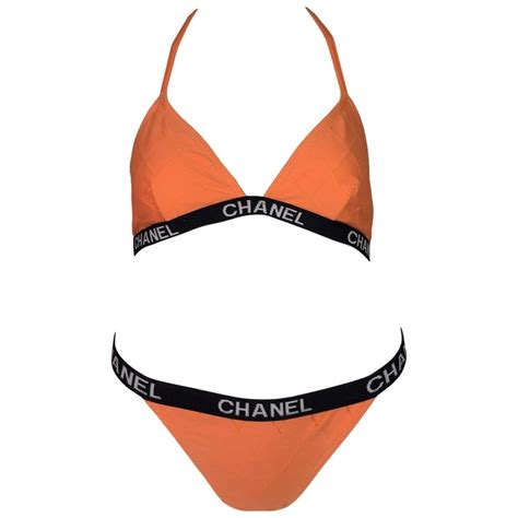 chanel logo bikini|GRAPHIC SWIMWEAR SPRING.